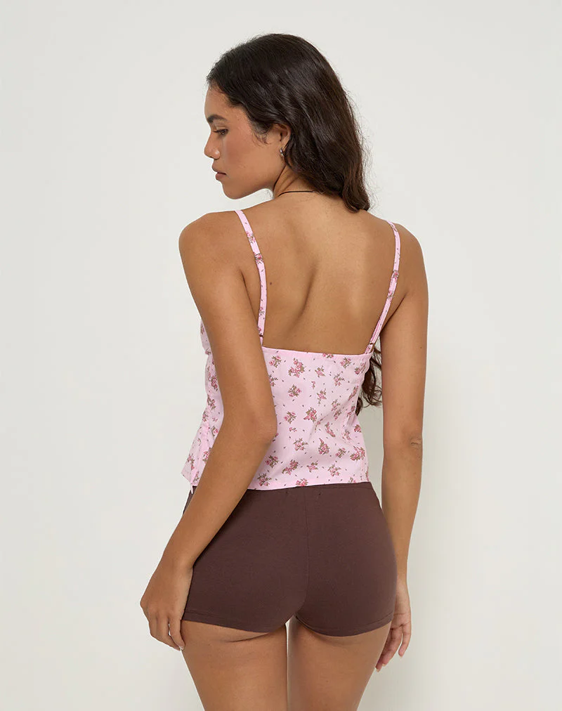 Shiroy Top in Floral Romance Rosa - Image 4