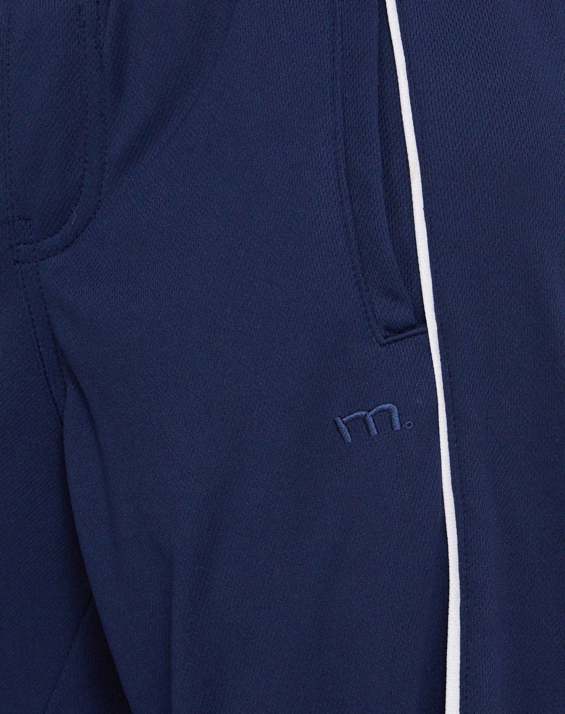 Shobi Jogger mit weitem Bein in Navy - Image 6