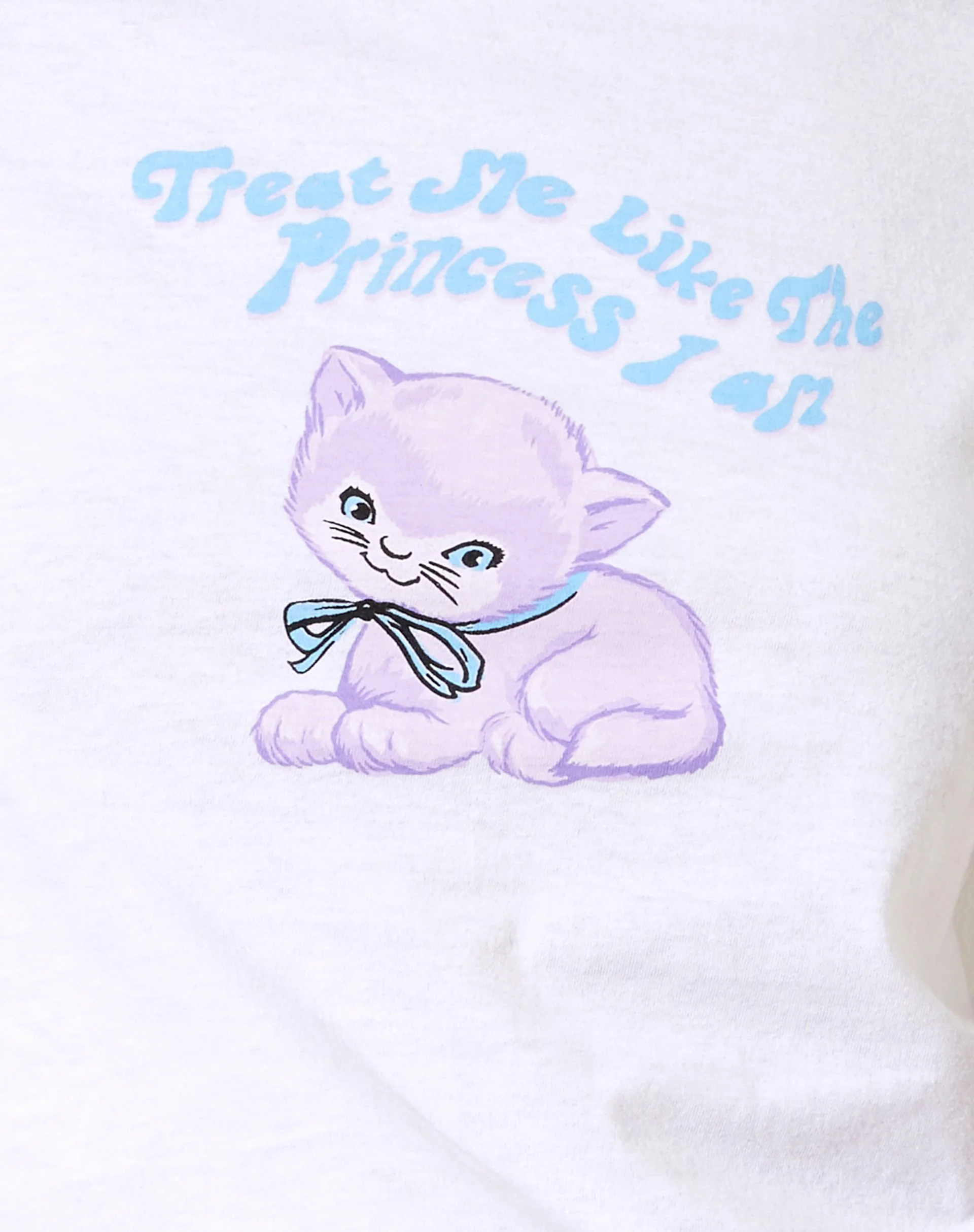 Geschrumpftes Tee in Weiß Dreamy Kätzchen - Image 6
