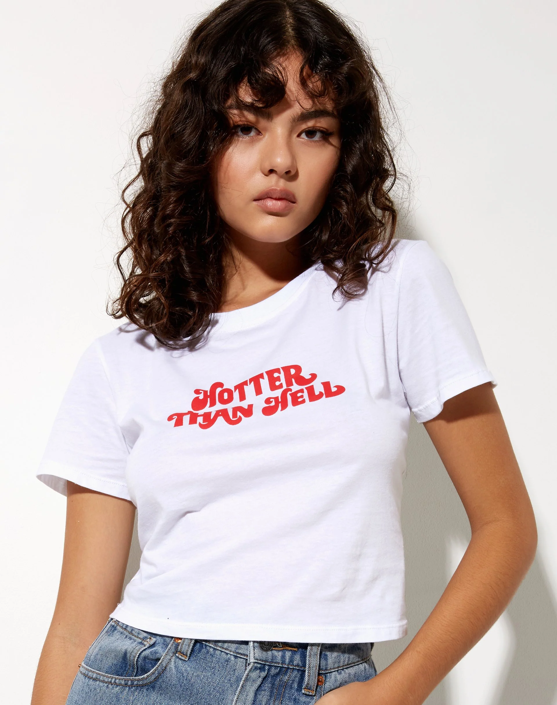 Geschrumpftes Tee in Weiß Hotter Than Hell - Image 2