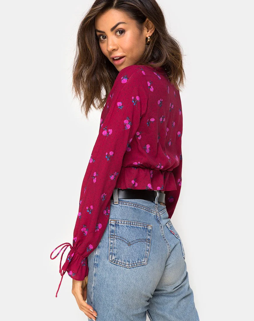 Sibel Oberteil in Magenta-Rose-Rosa - Image 2