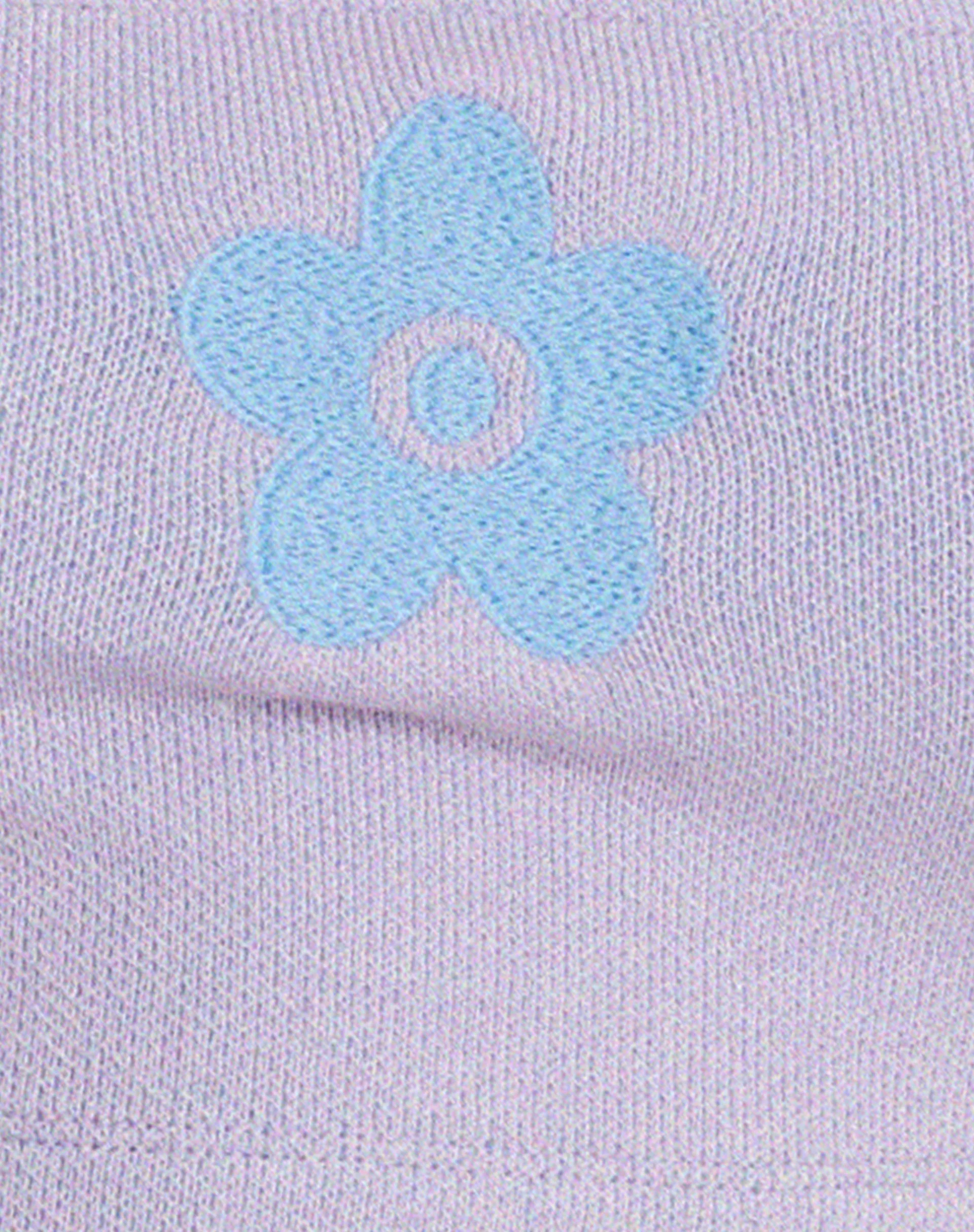 Sidra Crop Top in Flieder Süßes Gänseblümchen Blau - Image 5