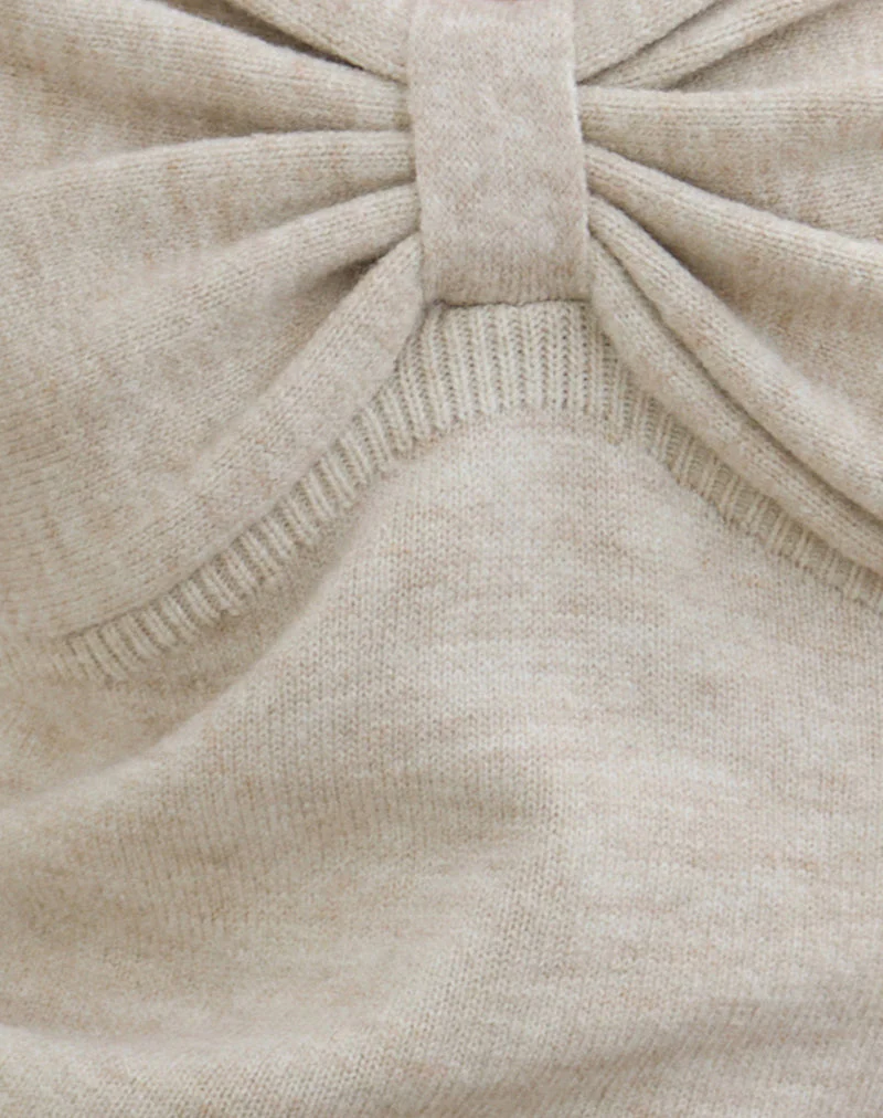 Sikuna Bow Jumper in Hafer - Image 5