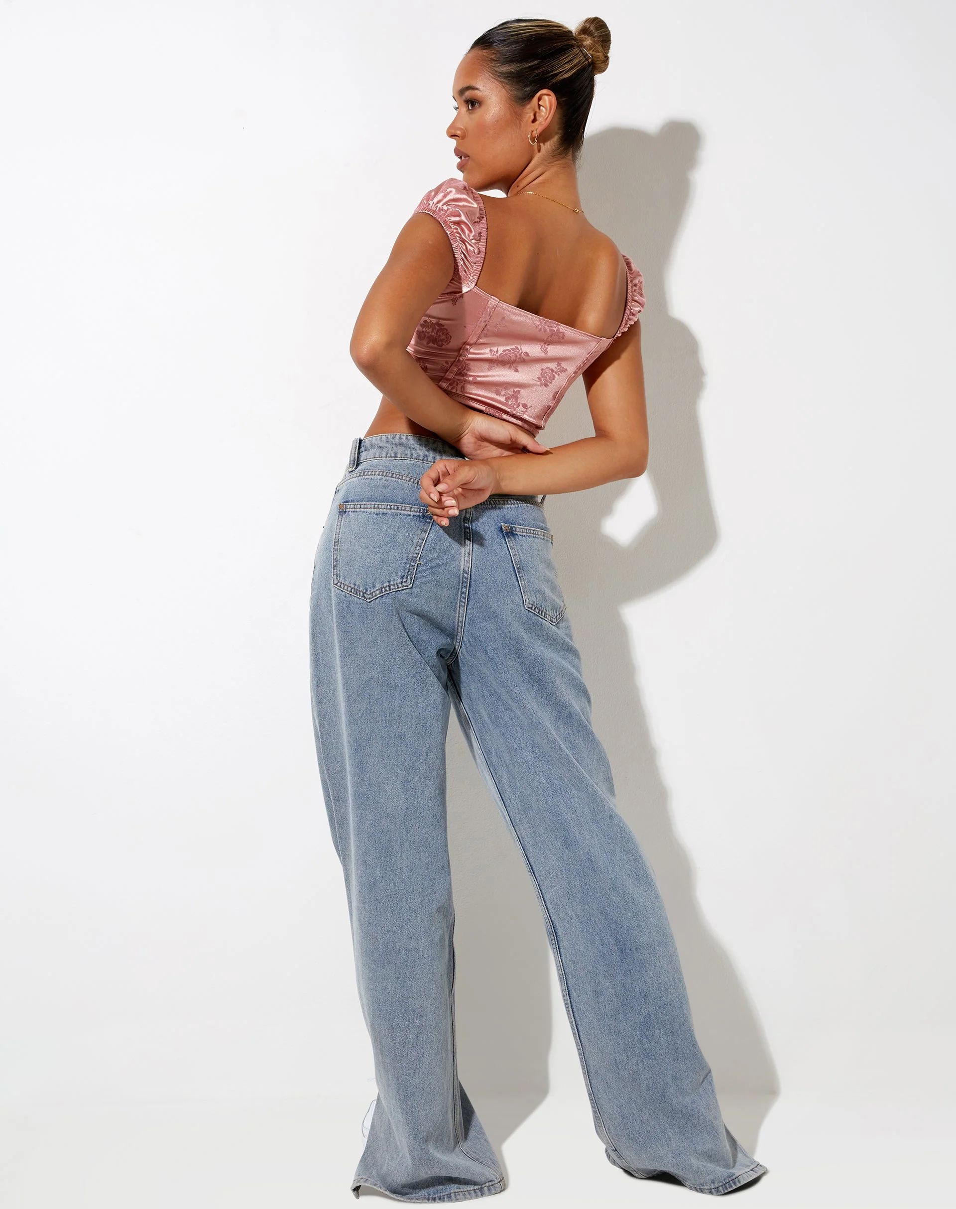 Silicia Korsett-Top in Rose Flock Pale Pink - Image 4