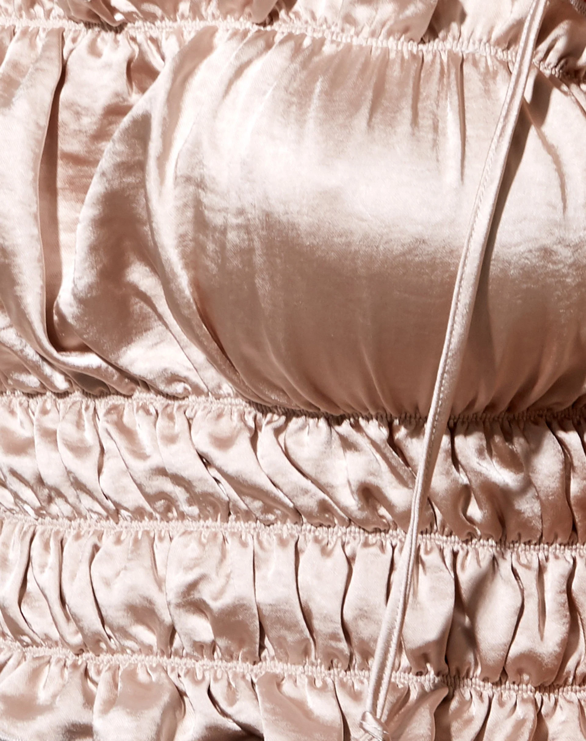 Silvia Cami Top aus Satin Champagner - Image 6