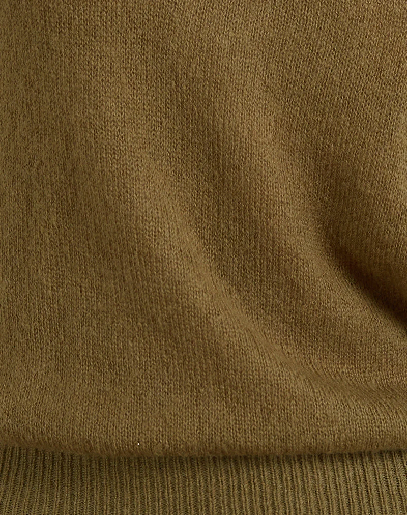 Sinda Scoopback Oberteil in Knit Olive - Image 7