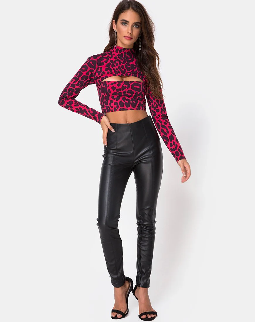 Sinex Top in Übergröße Jaguar Rot - Image 3