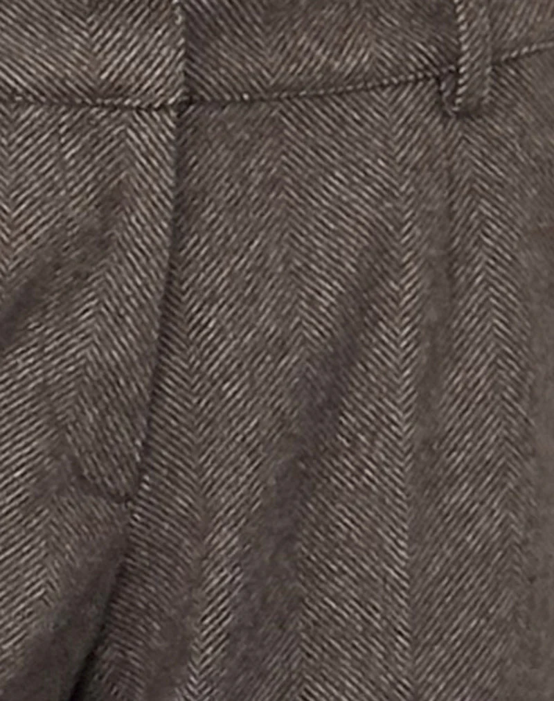 Sirkia Low Rise Tailored Trouser in Dunkelbraun - Image 5