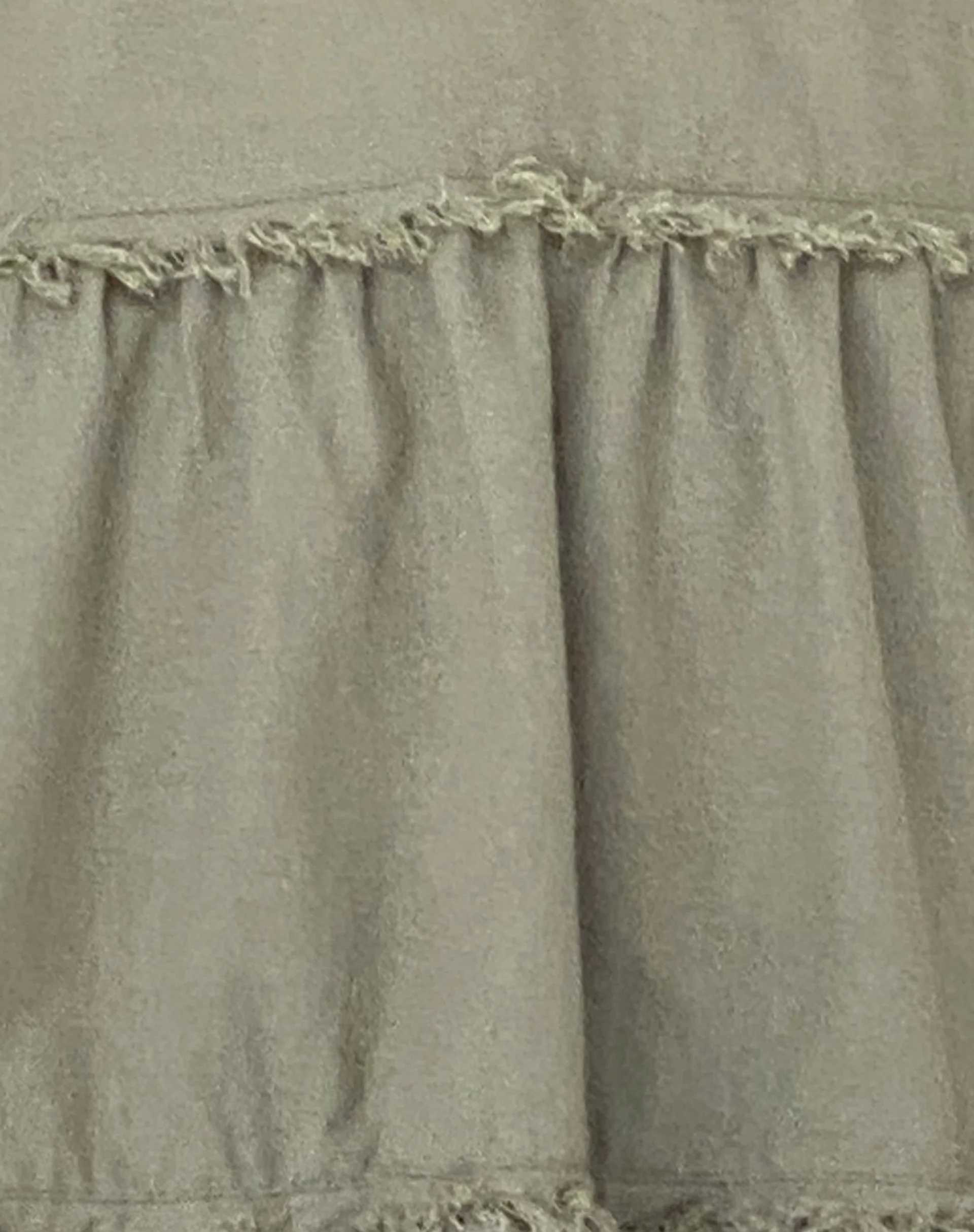 Siskae Gestuftes Halter-Minikleid aus Leinen in Schiefergrün - Image 8