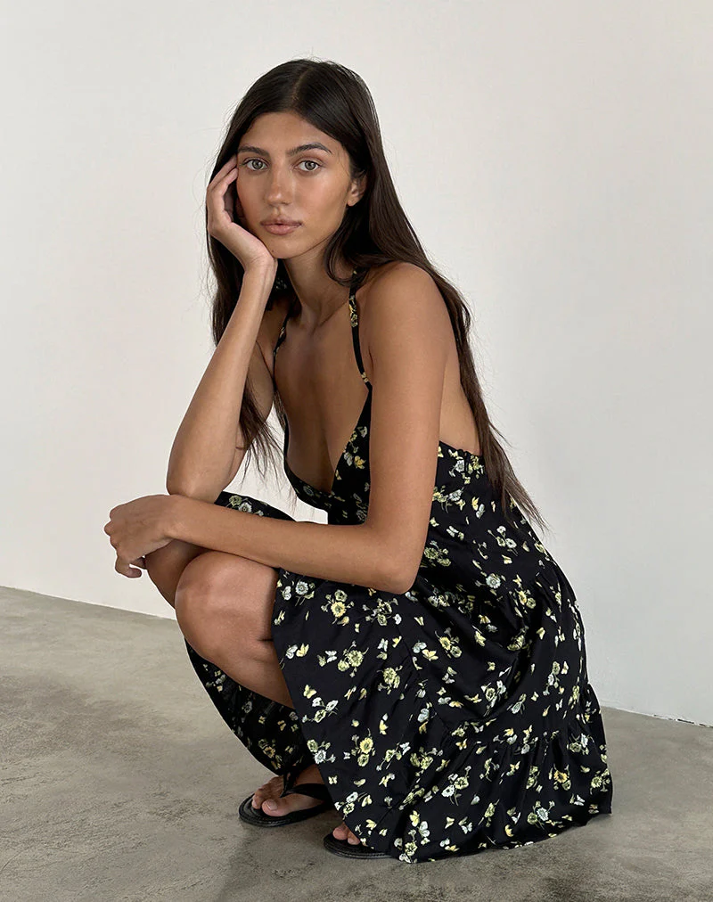 Siskana Minikleid aus Zitrone und Limone Schwarz - Image 2