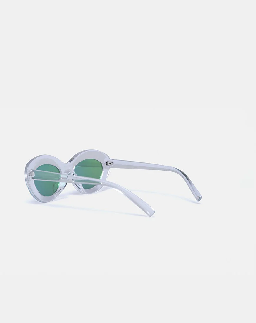 Skye Sonnenbrille in Klar - Image 3