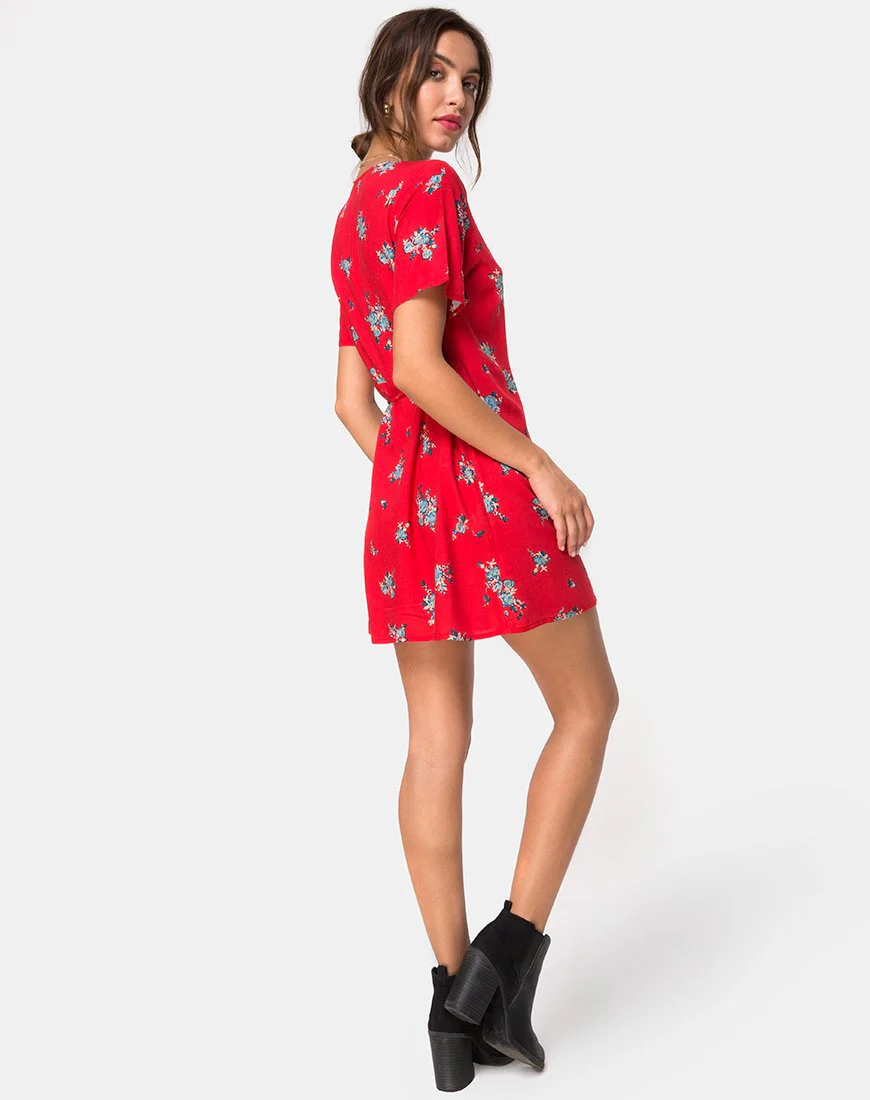 Slava Kleid in Soi Rose Rot - Image 4