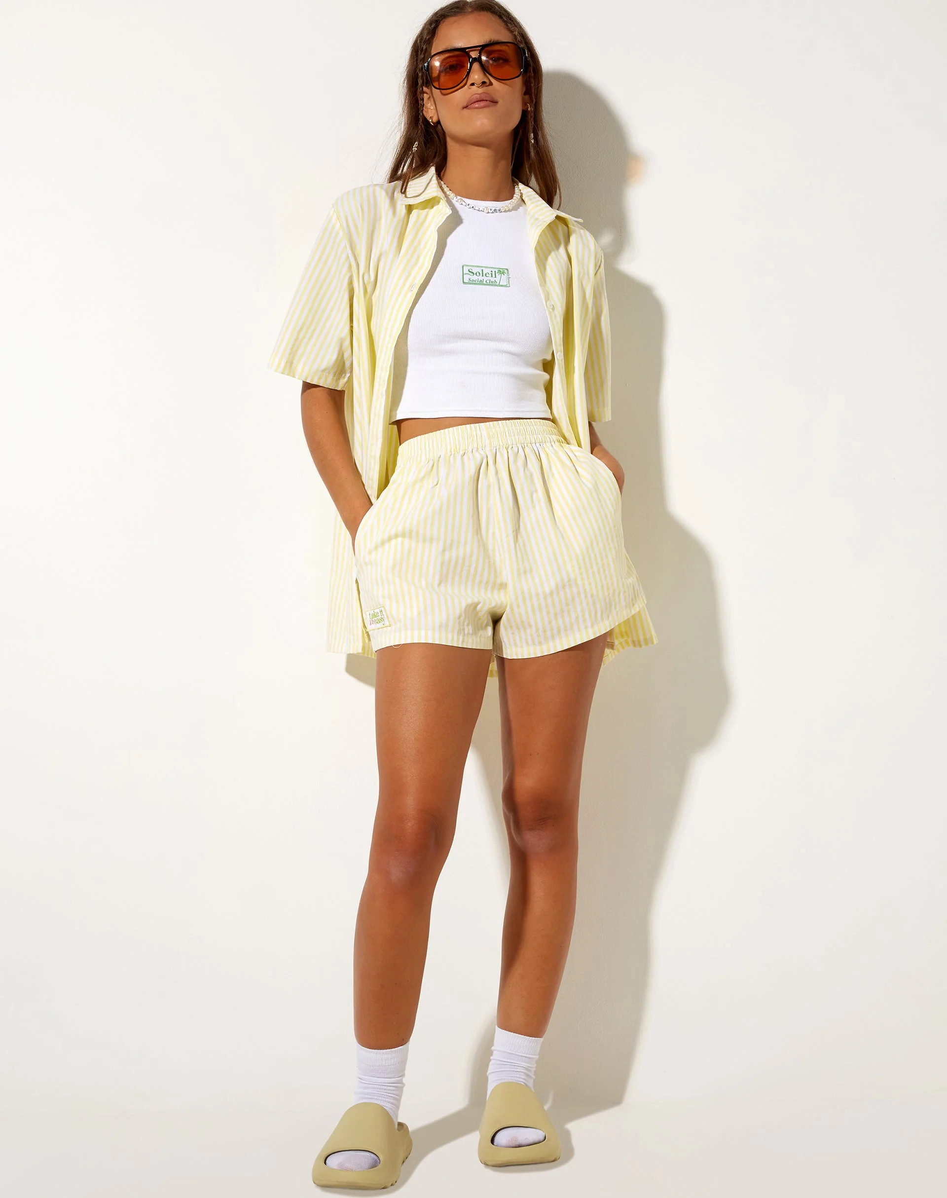 Smita Shirt in Transparent Gelb Take It Easy - Image 5