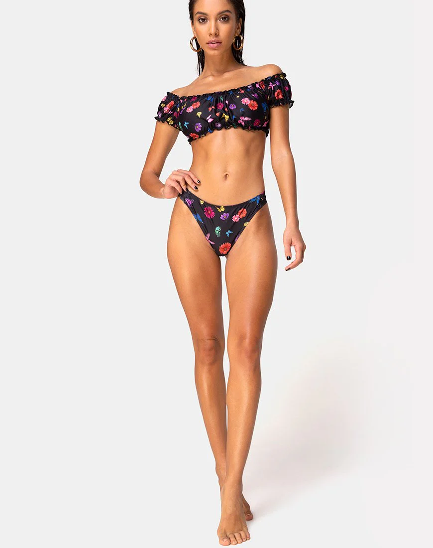 Sofia Bikini-Oberteil in Butterfly Floral - Image 5