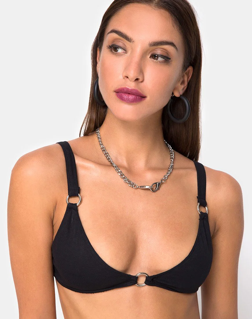 Soja Bralet in Schwarz