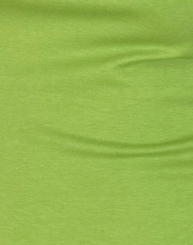 Solani Top in Wasabi mit schwarzer Bindung - Image 5