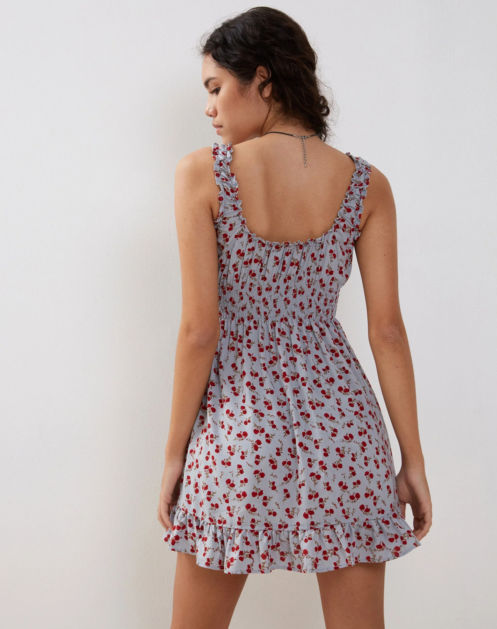 Soyata Mini-Tageskleid in Blau Floral Ditsy - Image 2
