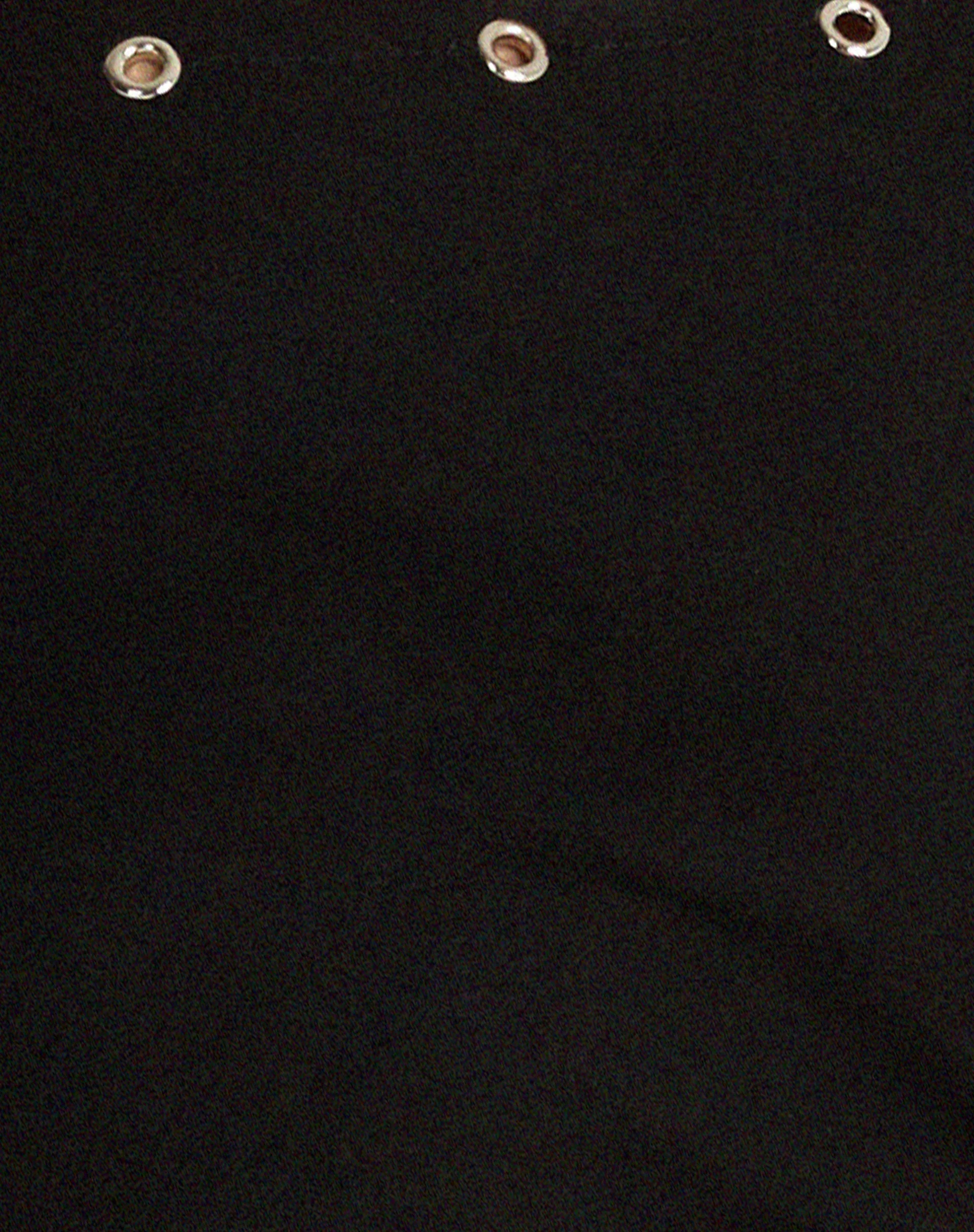 Soyuna Asymmetrisches Crop-Top in Schwarz mit Ösen - Image 7