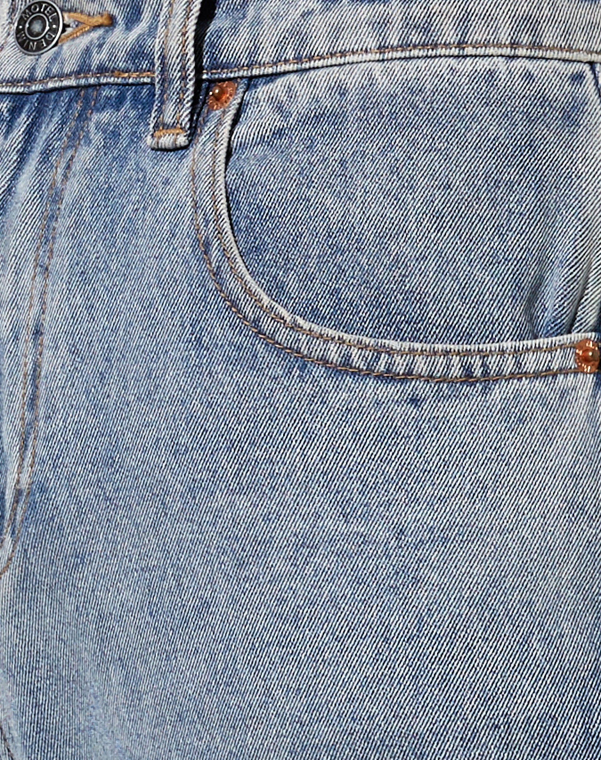 Split Parallel Jeans in hellblauer Waschung - Image 7