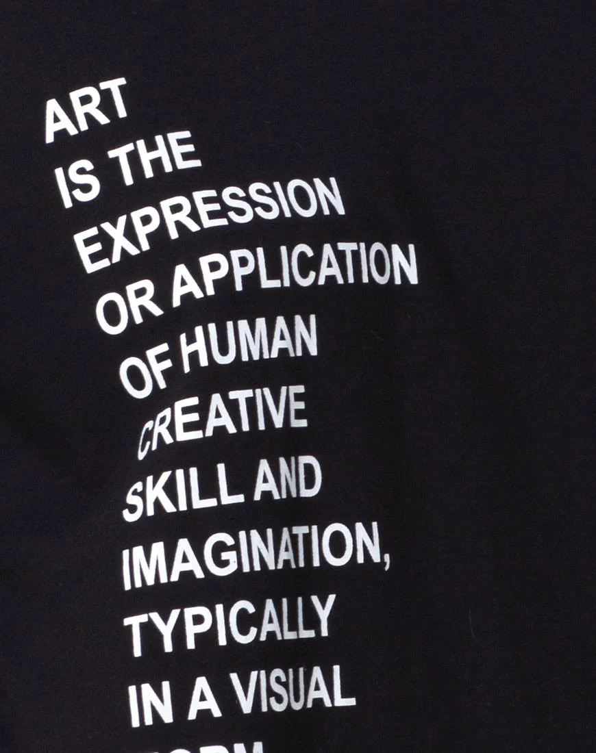 Step Hem 'Art Expression' T-Shirt-Kleid in Übergröße - Image 5