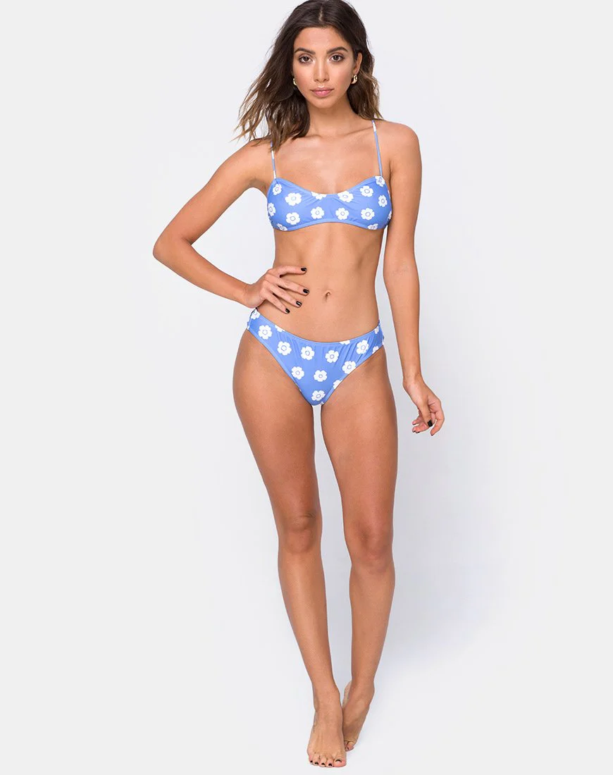 Stevie Bikini-Unterteil in Daisy Stamp