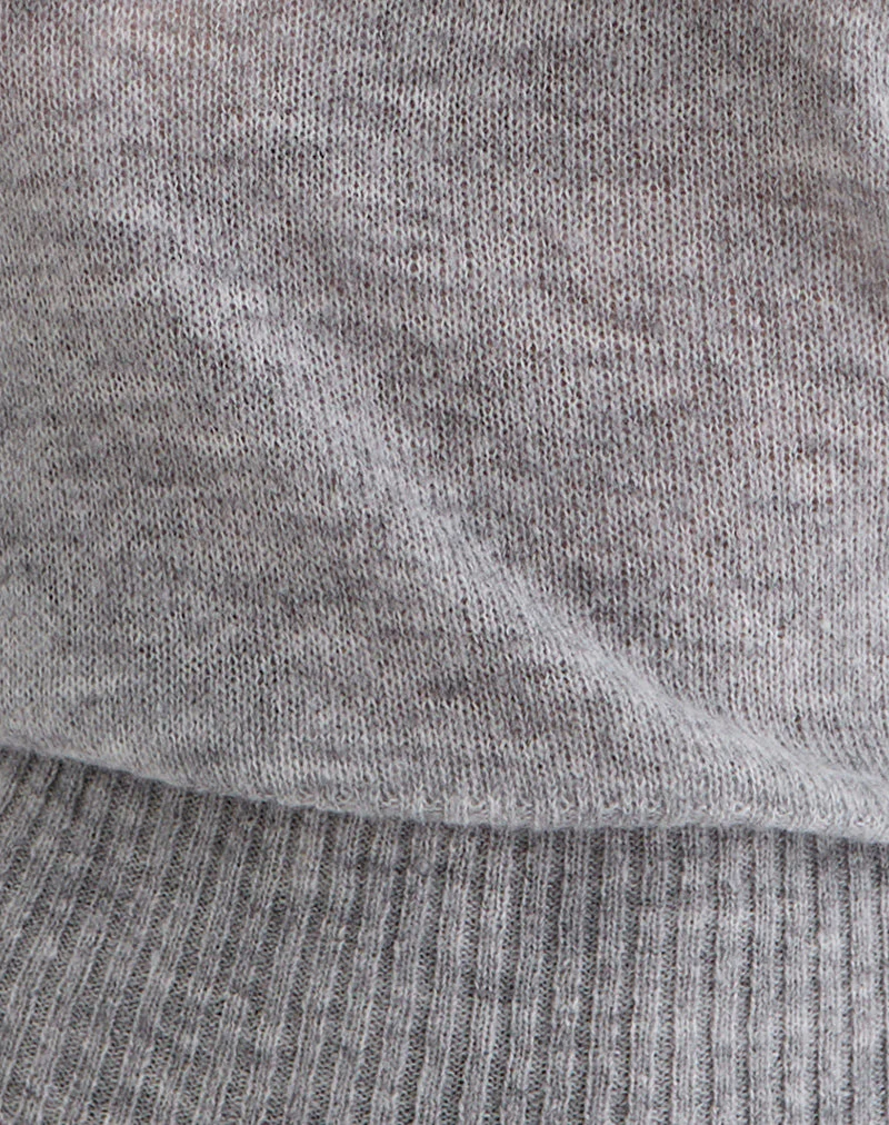 Suena Asymmetrischer Pullover in Grau - Image 7