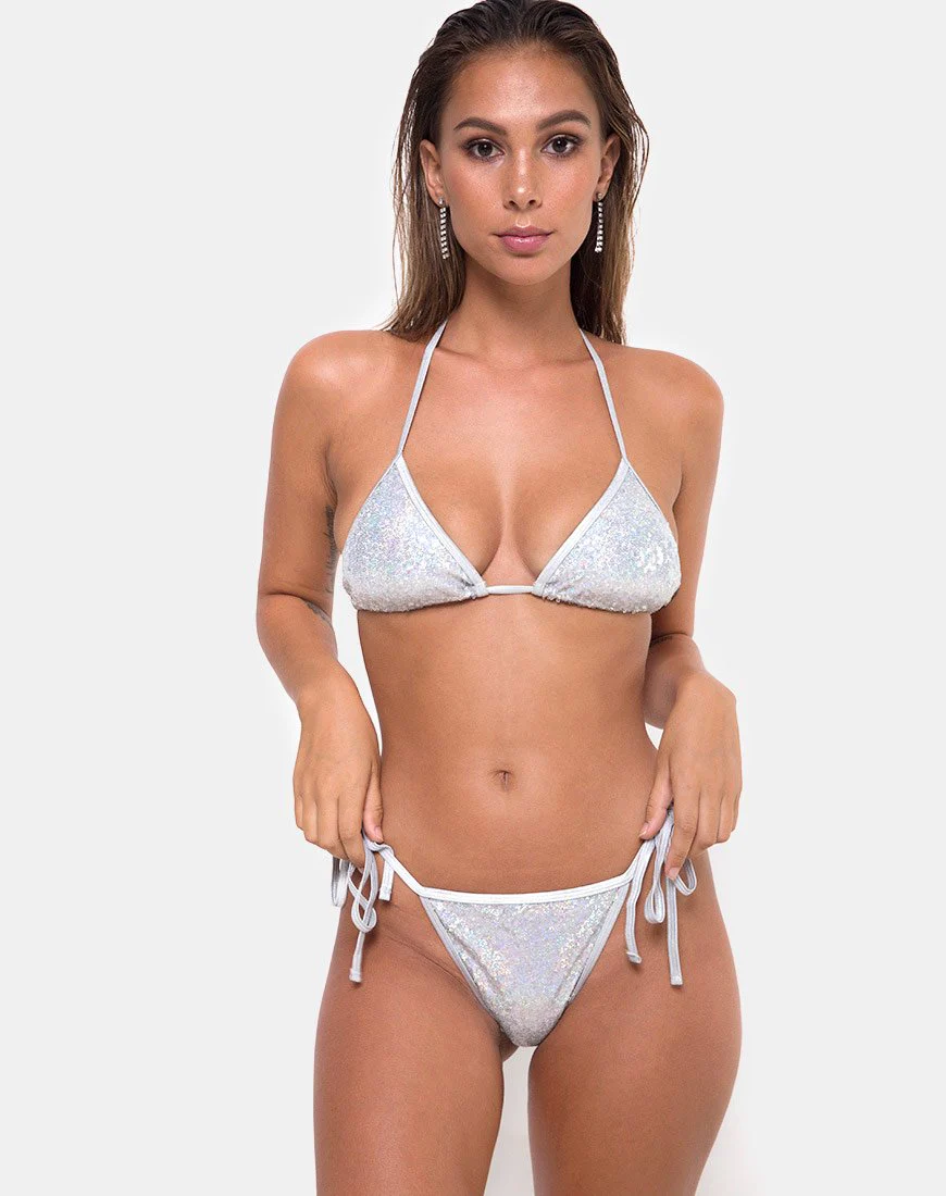 Sugar Rush Bikini-Oberteil aus Pailletten-Diamant-Glanz - Image 2