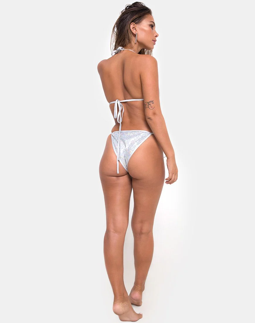 Sugar Rush Bikini-Oberteil aus Pailletten-Diamant-Glanz - Image 5