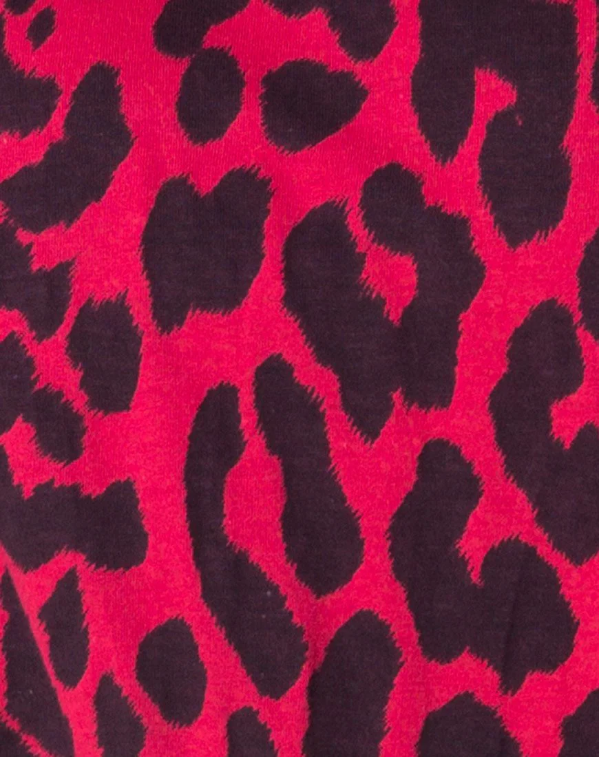 Sunny Kiss Tee in Übergröße Jaguar Rot - Image 5