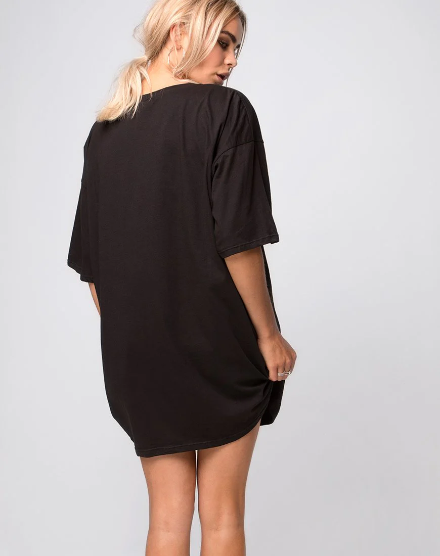 Sunny Kiss Tee in Schwarz Heart Breaker - Image 2