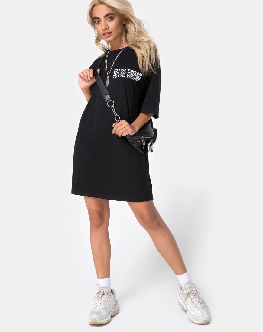 Sunny Kiss Oversize Tee in Tokio Techno - Image 3