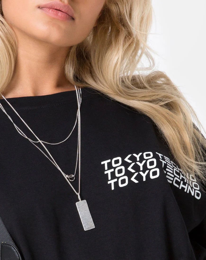 Sunny Kiss Oversize Tee in Tokio Techno - Image 5