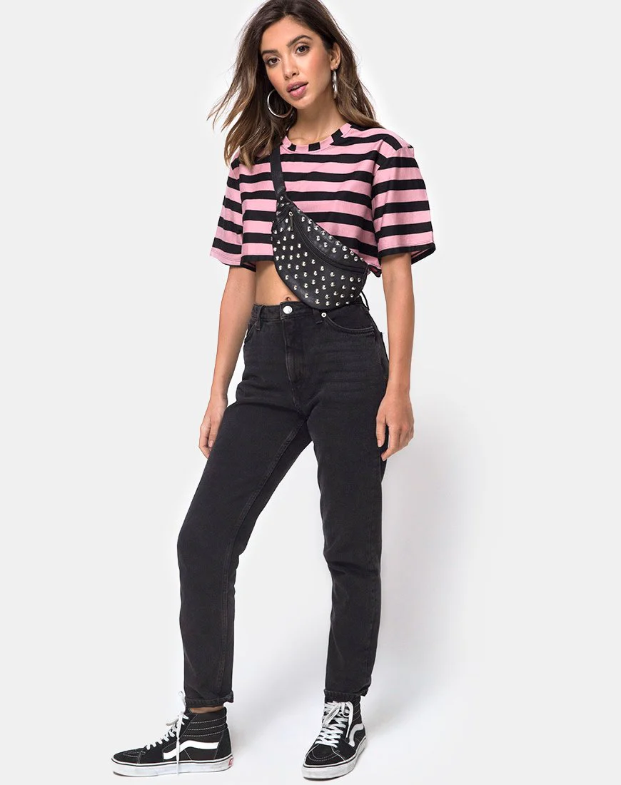 Super Cropped Tee aus Campbell-Streifen - Image 3