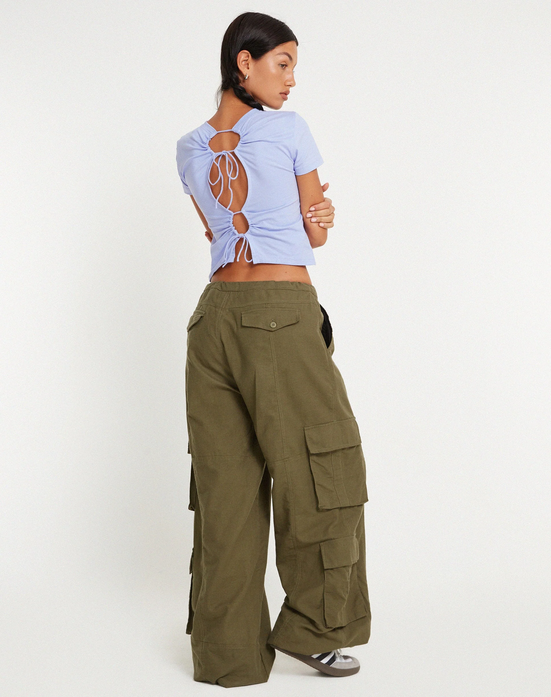 Surtie Crop Top in Pastellflieder - Image 5