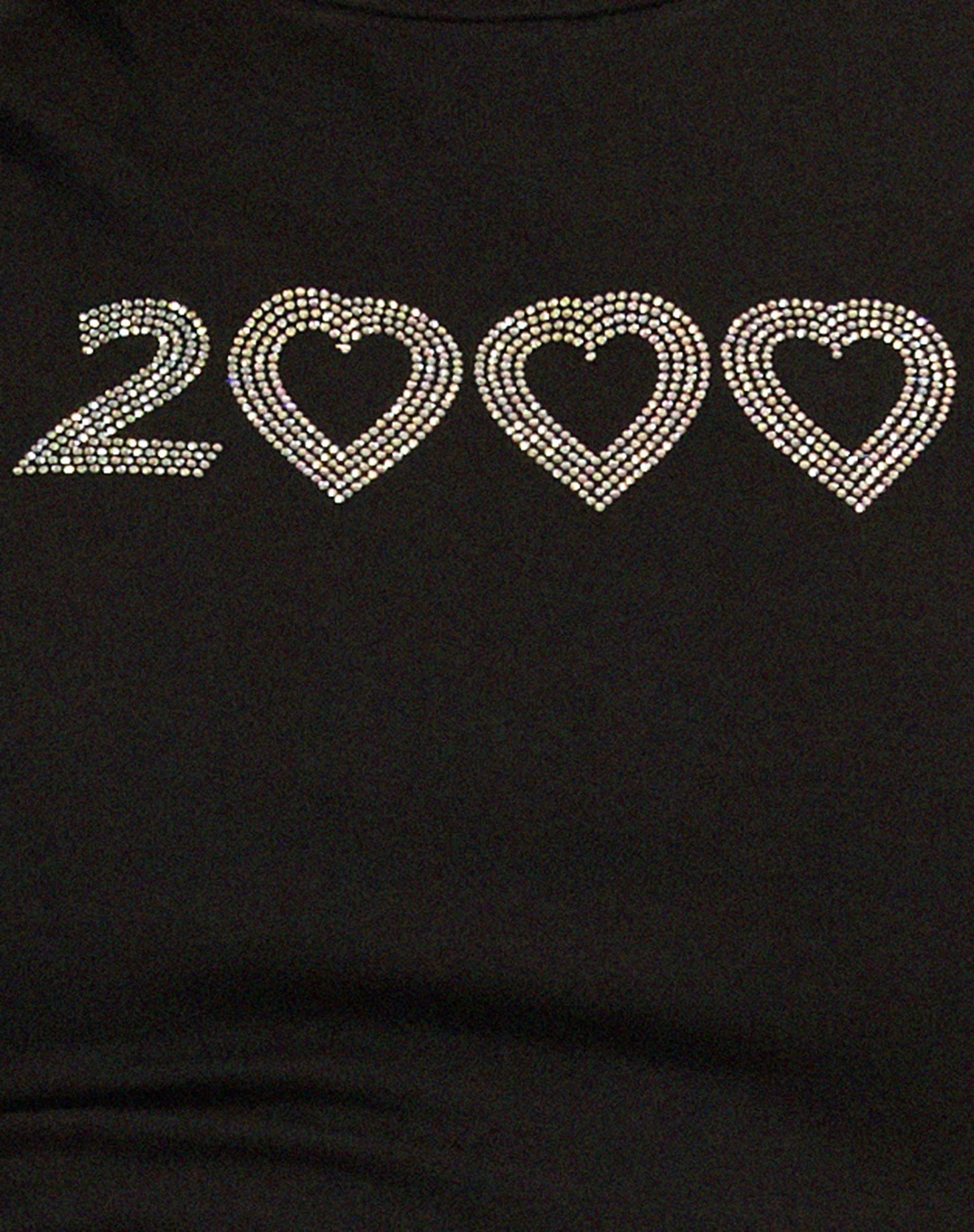 Surtila Crop Top in Schwarz 2000 Hotfix Diamante - Image 6