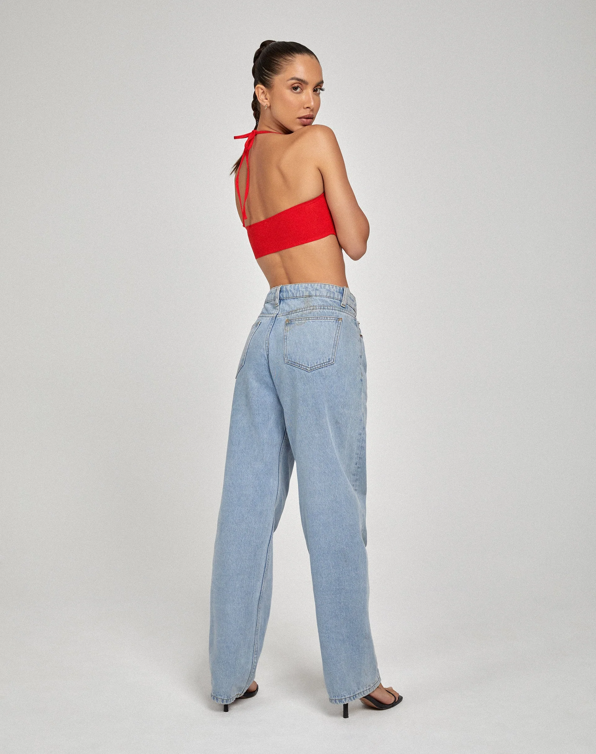 Taina Crop Top in Tailoring Rot - Image 6