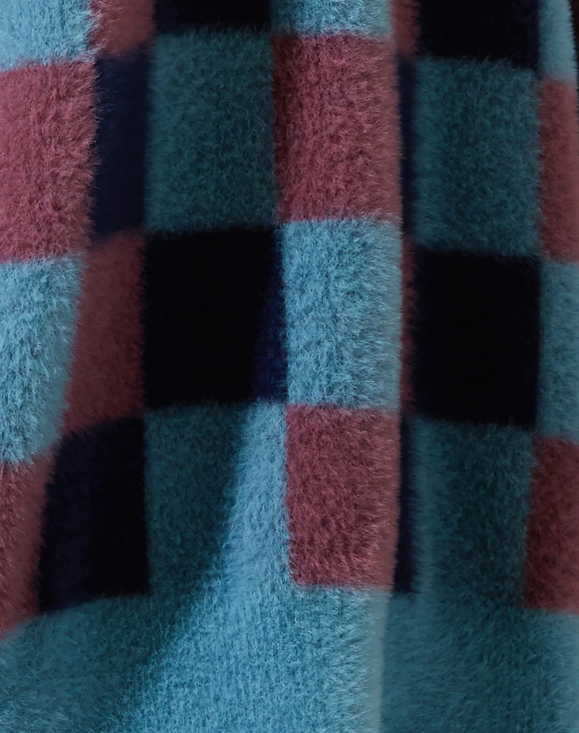 Talana Cardi in Karo-Blau-Tönen - Image 6