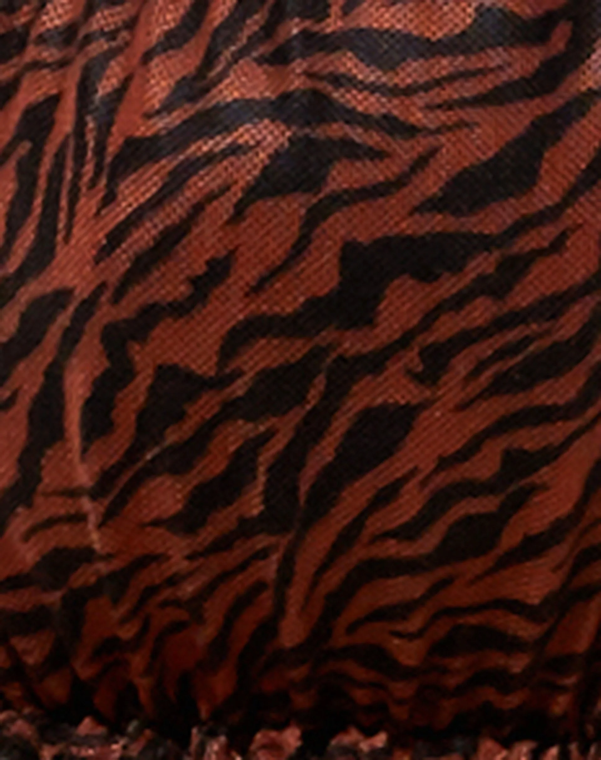 Tals Höschen in Mini Zebra Schwarz und Braun - Image 7