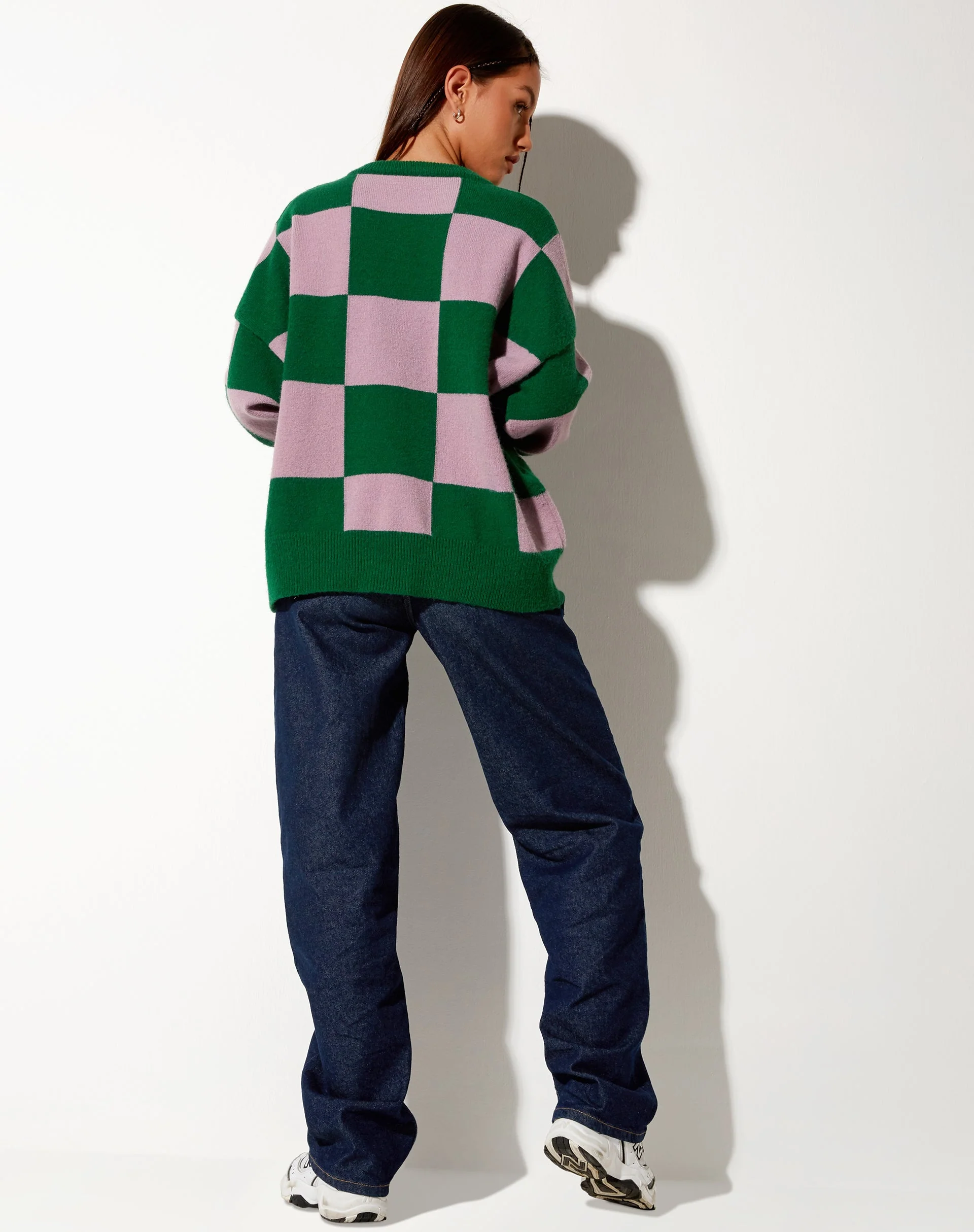 Tamari Sweatshirt in Rosa und Grün - Image 5