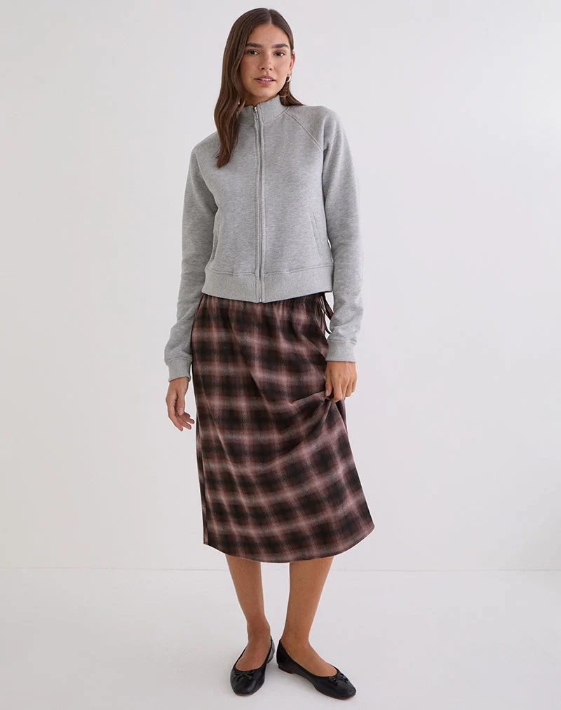 Tamayo Zip-Rollkragenpullover in Grau meliert - Image 2