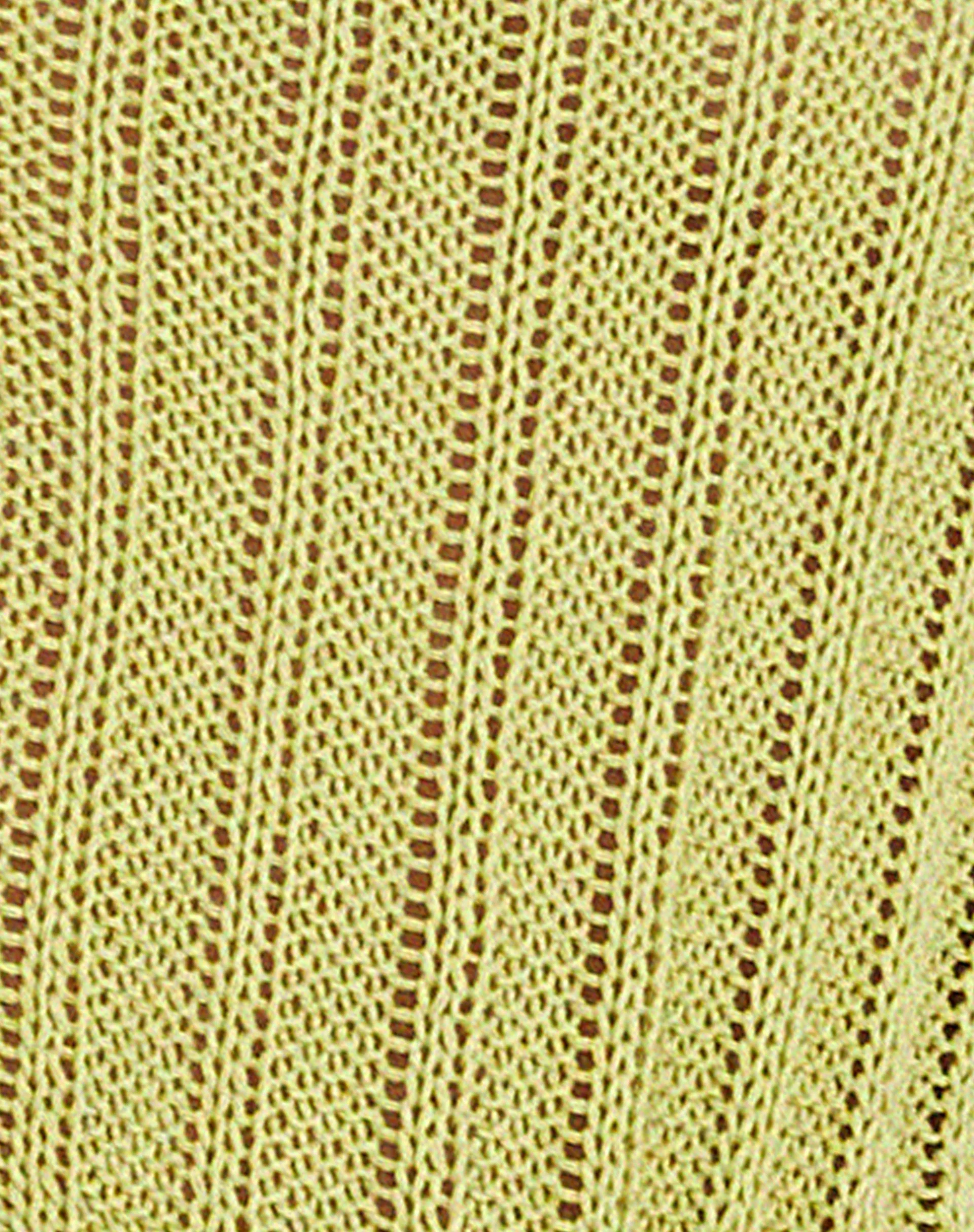 Tapa Ausschnitt Top in Limette - Image 6