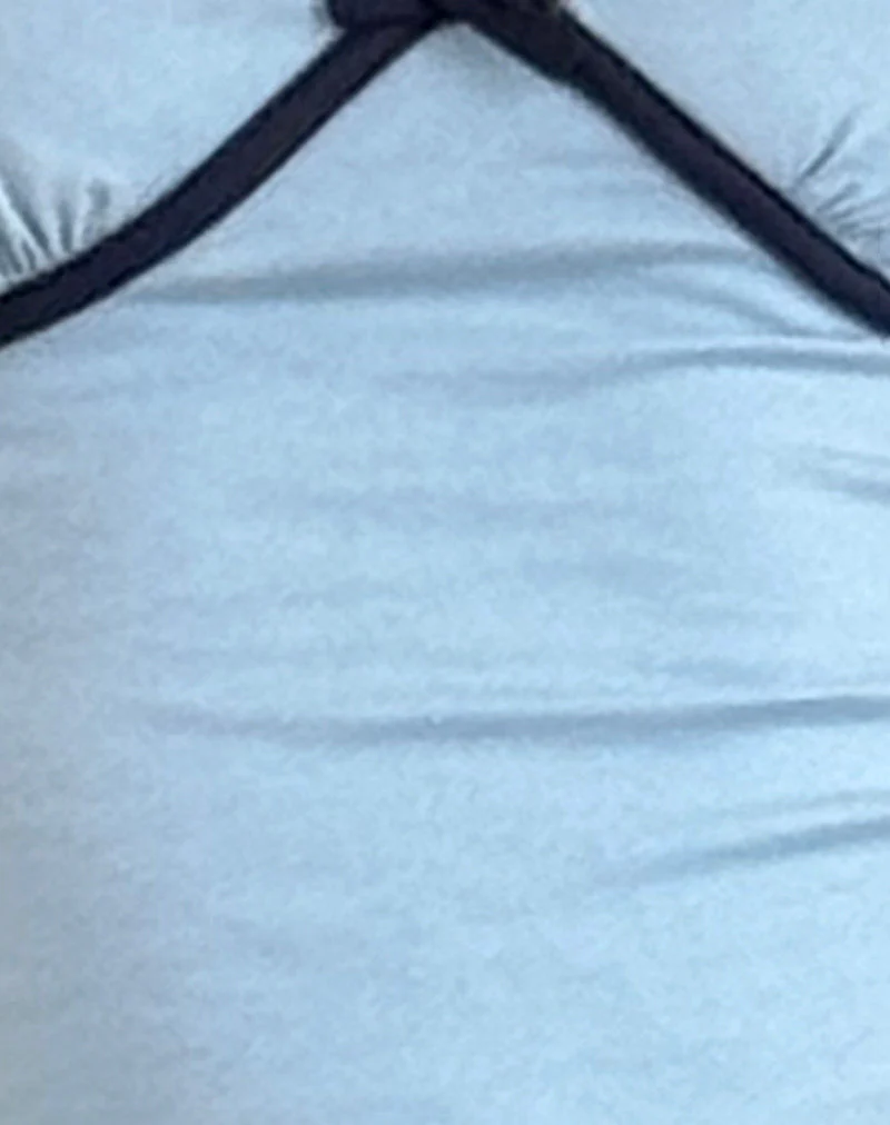 Tasina Top in Nantucket Blau mit marineblauem Einband - Image 5