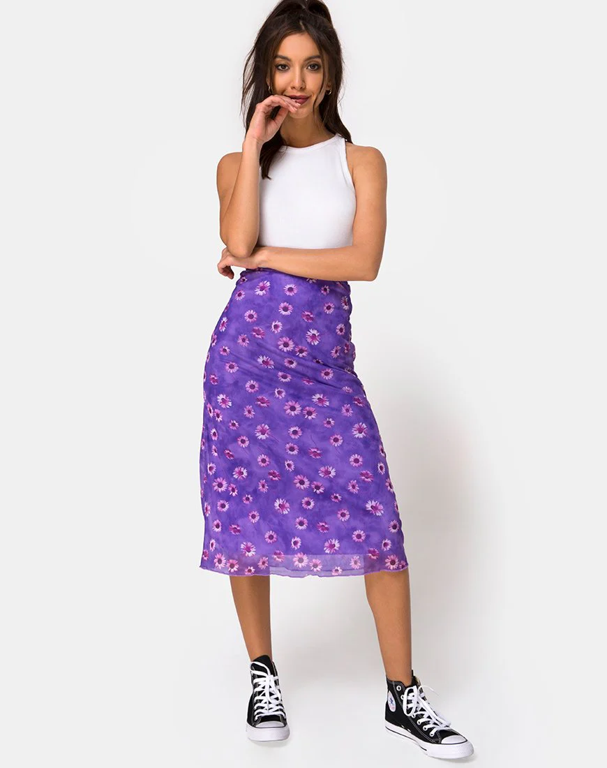 Taura Midirock in Daisy Daze Lila