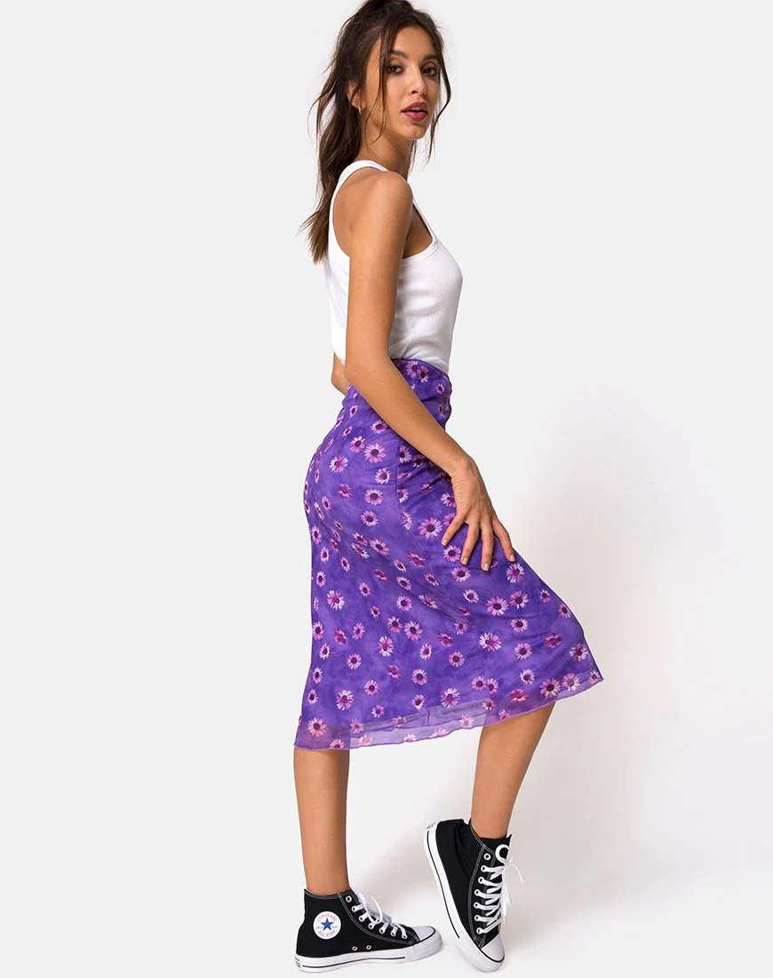 Taura Midirock in Daisy Daze Lila - Image 2
