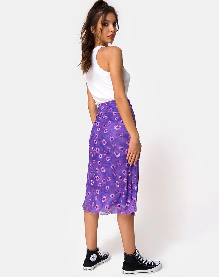 Taura Midirock in Daisy Daze Lila - Image 4