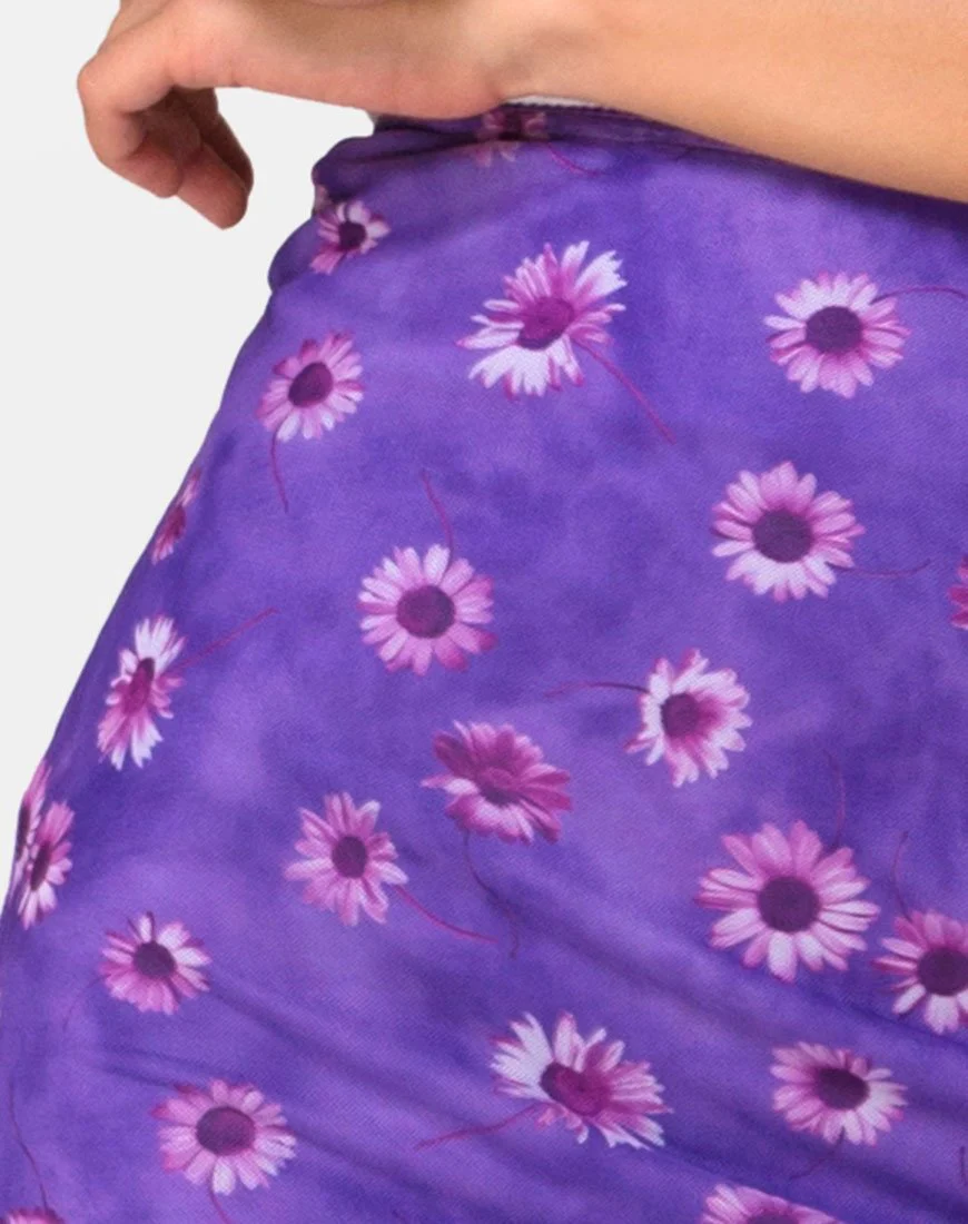Taura Midirock in Daisy Daze Lila - Image 5