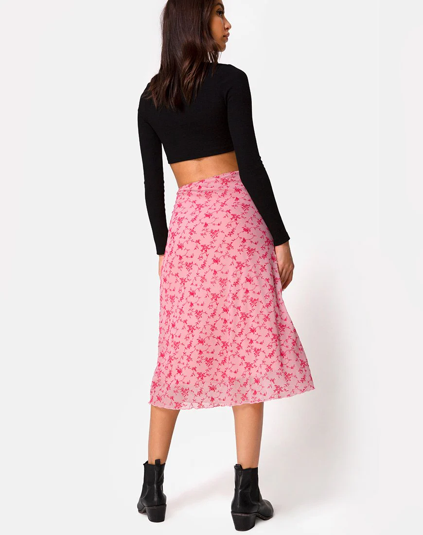 Taura Rock in Love Bloom Rosa Flock - Image 2