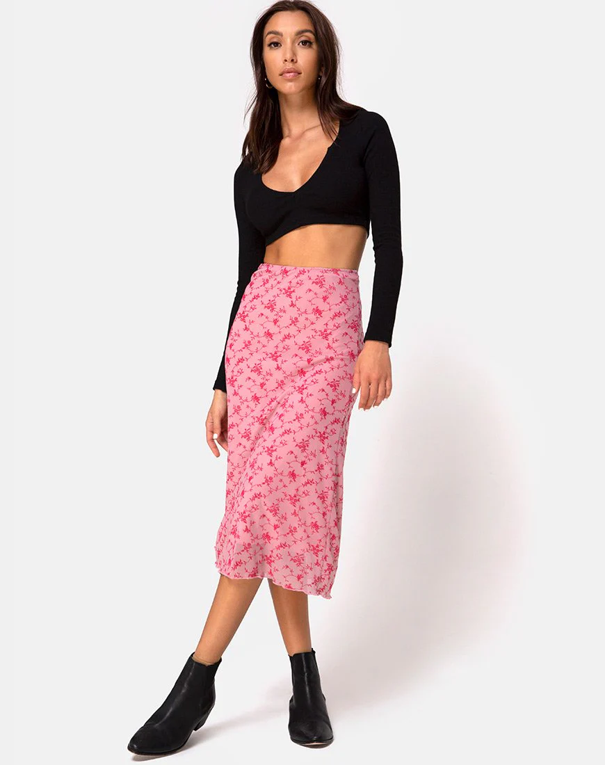 Taura Rock in Love Bloom Rosa Flock - Image 3