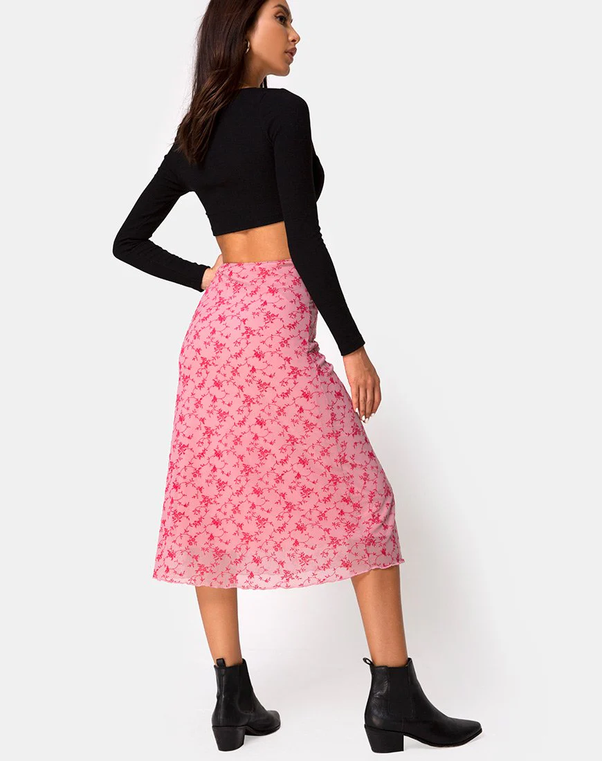 Taura Rock in Love Bloom Rosa Flock - Image 5