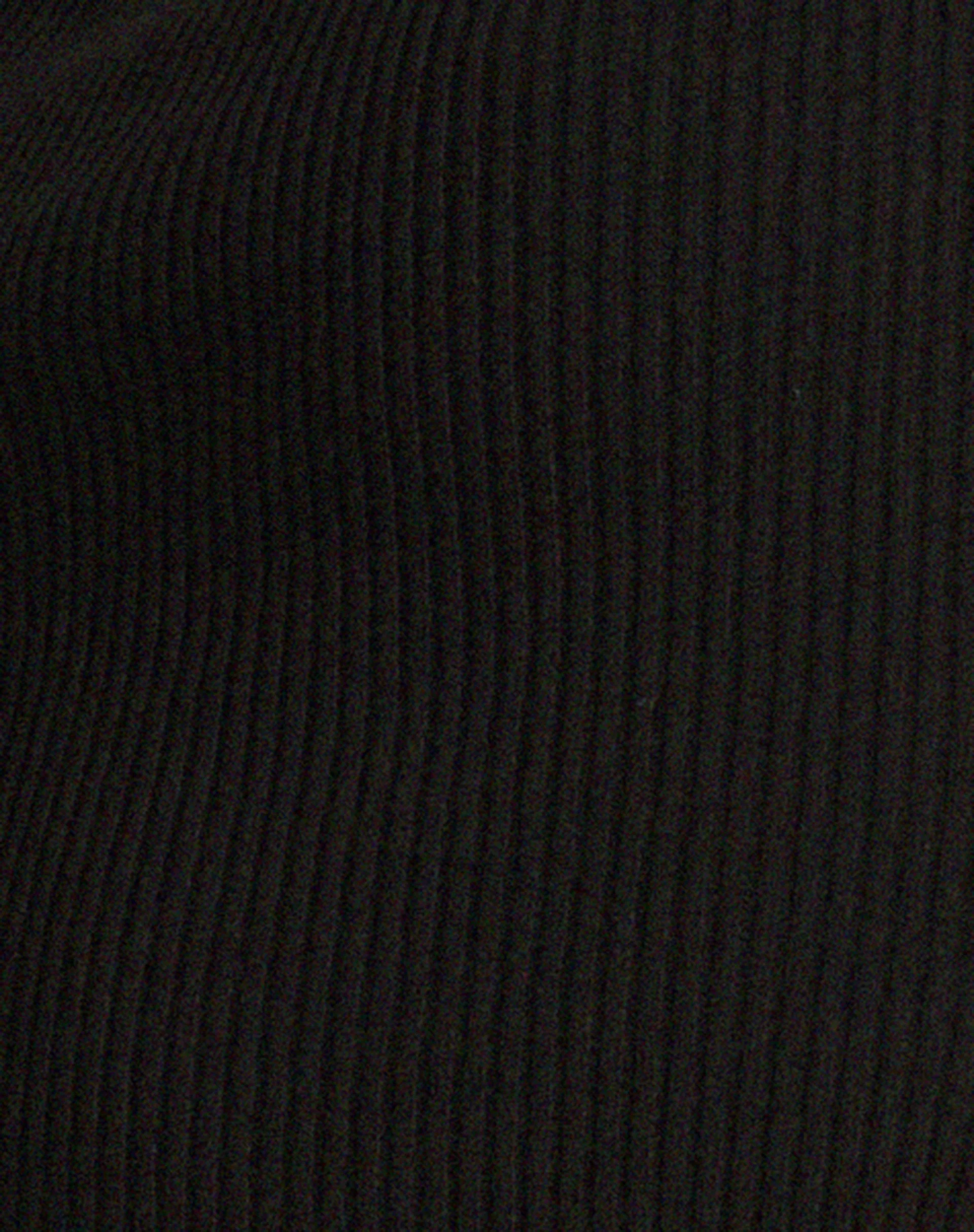 Tayon Langärmeliges Rippen-Top in Schwarz - Image 7